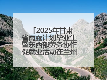 2025年甘肃省雨露计划毕业生暨东西部劳务协作促就业活动在兰州新区举办